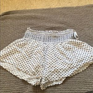 Elastic waist boho shorts